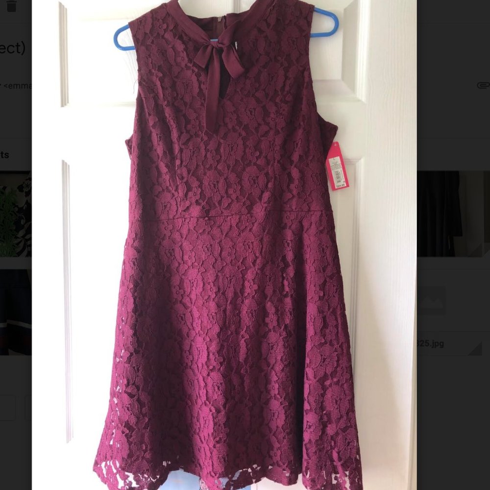 Xhilaration Rasberry Wine Dress
